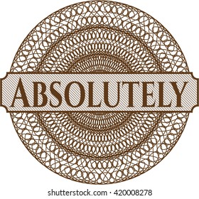 Absolutely abstract linear rosette