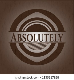 Absolutely wood emblem