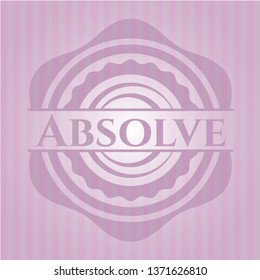 Absolve vintage pink emblem