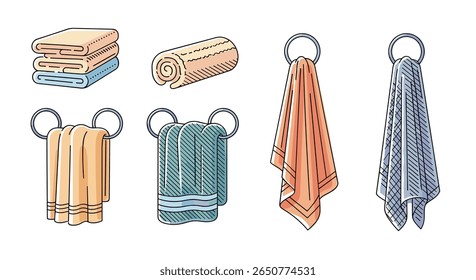 Absorvente toalhas de mão de algodão terry pano banheiro para casa cozinha e uso de spa