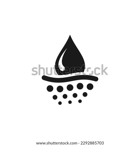 Absorbent icon vector or Absorbent icon isolated in flat style. Best Absorbent icon vector for product packaging design element. Absorbent icon isolated for mobile apps.