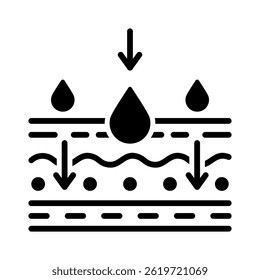 Absorption Icon Element For Design