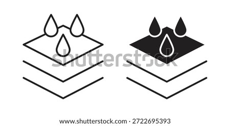 Absorption icon isolated vector Illustration. Vector pictogram for web and app