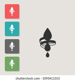 Absorption - vector icon. Symbol for web, infographics, print design and mobile UX/UI kit. Vector illustration, EPS10.