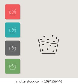 Absorption - vector icon. Symbol for web, infographics, print design and mobile UX/UI kit. Vector illustration, EPS10.