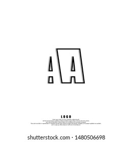 absract AA logo letter design concept