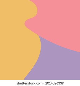absract background cover with fun colors pastel vector