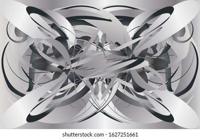 Absract metallic background in grey colors for architecture or industrial theme