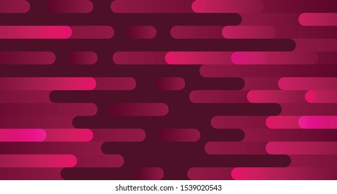 absract modern horizontal line rounded background pink color