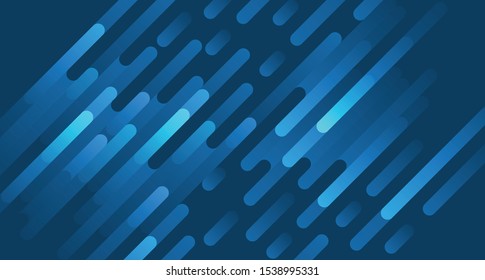 absract modern line rounded tilted design background blue color