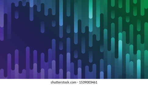 absract modern vertical line rounded design background purple, bule and green color