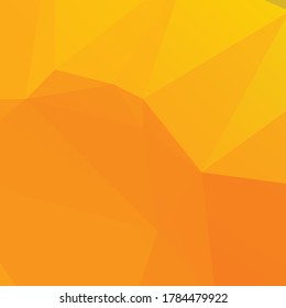 Absract orange polygon texture background