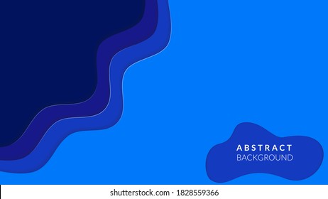 Absract Paper Cut Background Vector