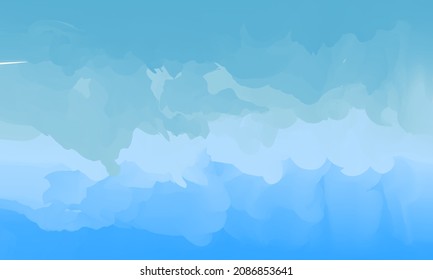 Absract Sky Background, Blue Background