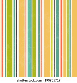 Absract textured seamless pattern with bright vertical lines. Vector illustration. Can be used for wallpaper, pattern fills, textile, web page background, surface textures. 