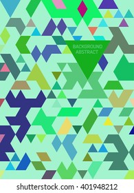 Absract triangle background. Seamless pattern with triangles