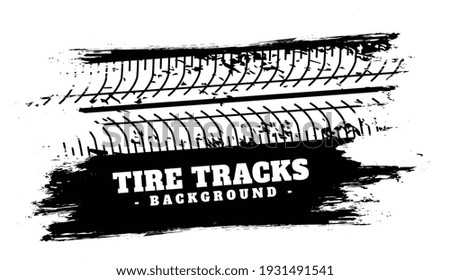 absract vehicle tire track impression background