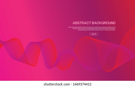 Absract Wave Lines Background In Eps 10 Version