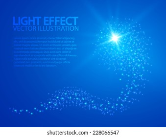 Absrtact light element. Vector illustration