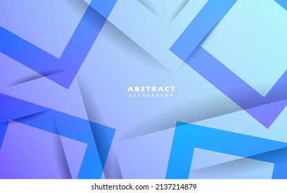 Absstract shape shadow blue gardient color background vector