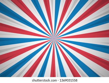 Abstack Background that shows patriotism Cartoon Style.