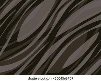 Abstact background brown and black wave shape illustration flat design.eps