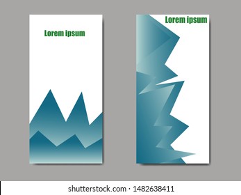 Abstact background design, Stand banner design for business and app, vector illustration.