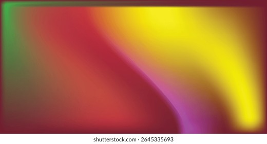 El fondo abstracto muestra el fondo colorido para el fondo. Este fondo abstracto presenta un gradiente suave y vibrante en transición de verde a rojo, naranja y amarillo.