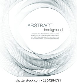 Abstact background with gray swirls