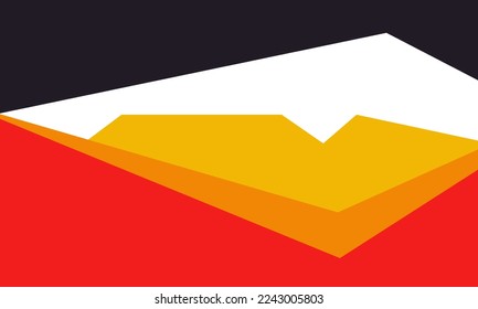 abstrakter Hintergrund für eine Präsentation mit hellen Farben. Vektorgrafik