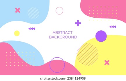 Abstact-Banner-Hintergrund, pastellfarbige Illustration