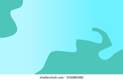 Abstacto vector de fondo de banners con color verde