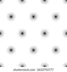 Abstraktes geometrisches nahtloses Muster Schwarz Weiß. Abstact Wiederholende geometrische Schwarz-Weiß-Textur. EPS-Vektorgrafik
