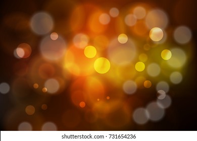 Abstact bokeh circles