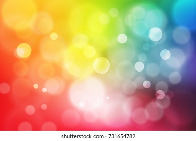 Abstact bokeh circles