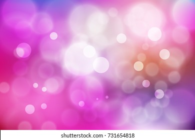 Abstact bokeh circles