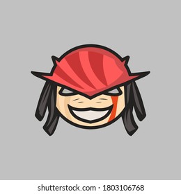 Abstact character logo.illustartion vector graphic