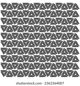 Abstact Geometric Greek Key Style Pattern for Social Media Template and Background.