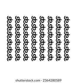 Abstact Geometric Greek Key Style Pattern for Social Media Template and Background.