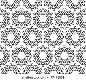 abstact hexagon geometry pattern. seamless. vector