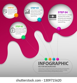 Abstact infographics design. vector, illustration 