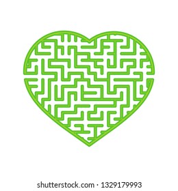 Abstact labyrinth. Game for kids. Puzzle for children. Maze conundrum. Vector illustration.