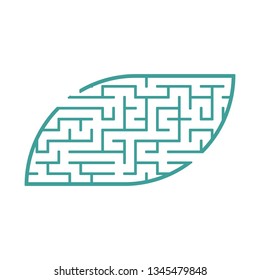 Abstact labyrinth. Game for kids. Puzzle for children. Maze conundrum. Color vector illustration