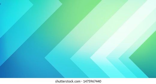 Abstact Landing page. Blurred green and blue color gradient background with minimal geometric shapes composition. Vector illustration for your graphic design, banner, poster, website. 