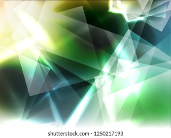 Abstact light triangle background