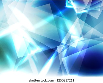 Abstact light triangle background
