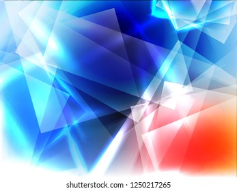 Abstact light triangle background