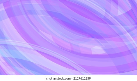Abstact light violet background with rounded stripes. Artistic vector graphic pattern