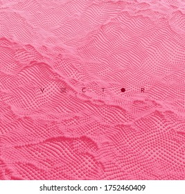 Abstact marble texture. Background with dynamic particles. 3d vector Illustration.