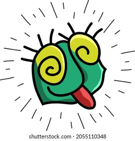 Diseño de ilustraciones vectoriales del logotipo de mascota abstracta